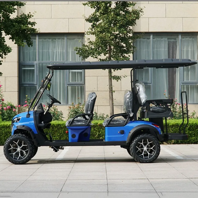 Quality Assurance 4 6 Seater Electric Golf Cart Long Battery 60V 72V Electric Golf Buggy Cart