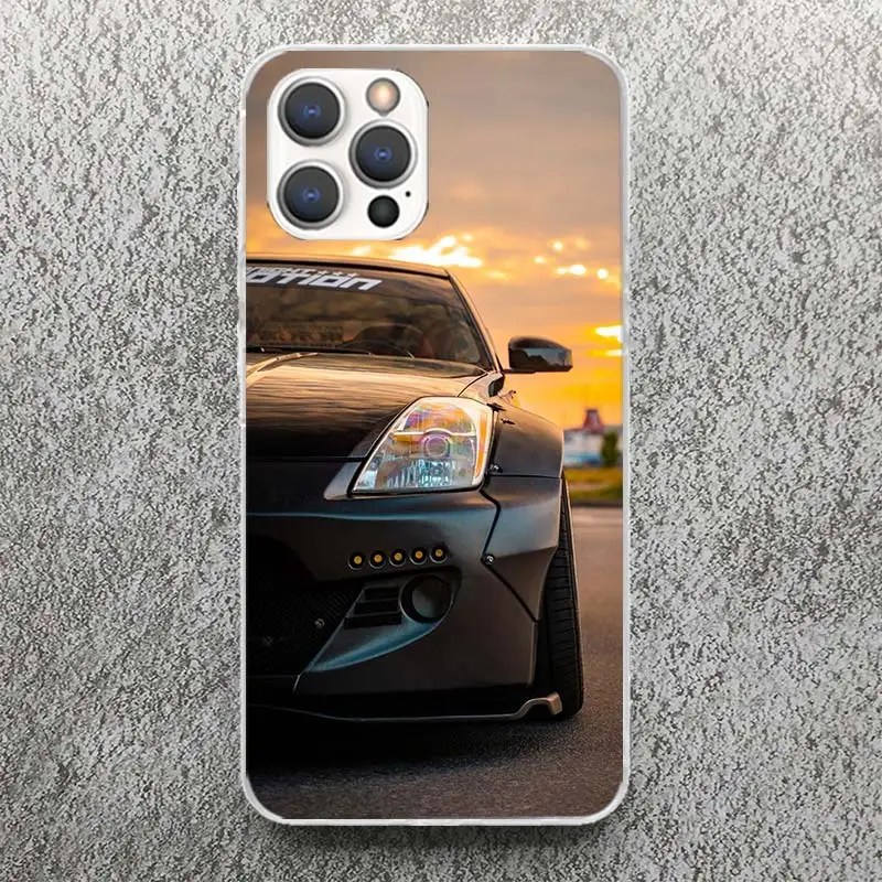 Jdm Sportwagen 350z 370z 240z Telefoonhoesje Voor Apple Iphone 15 14 13 12 11 Pro Max Mini Xs Xr X 7 Plus 8 + Se Zachte Siliconen Print S