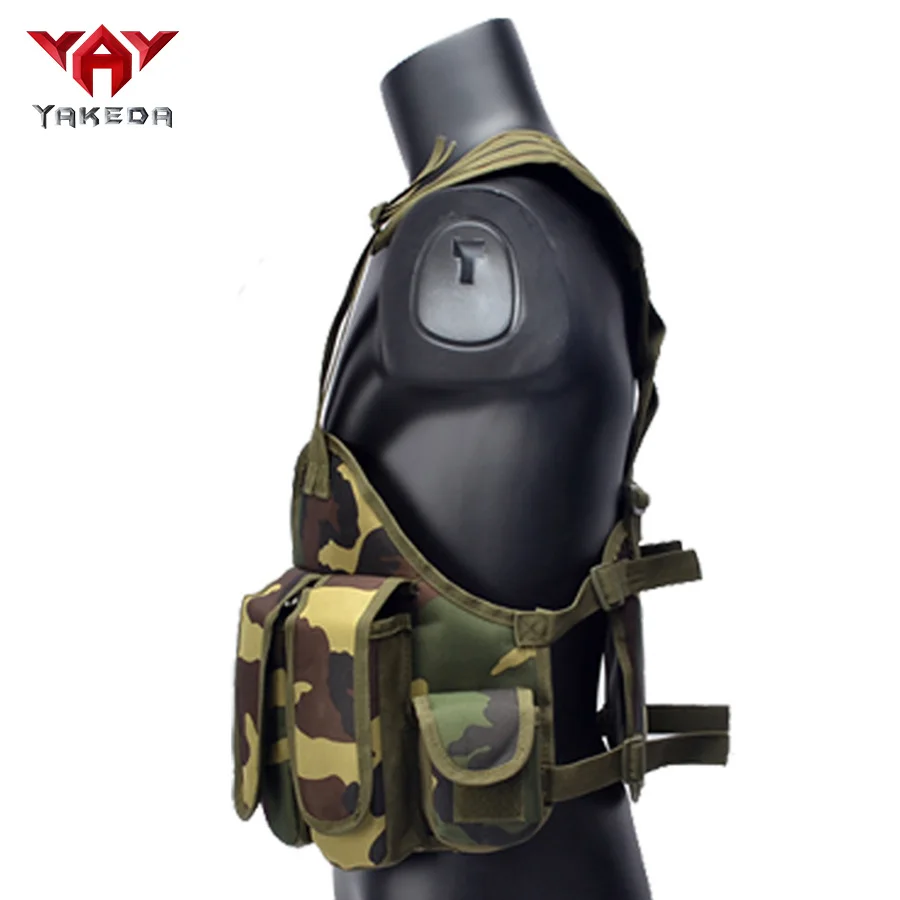 YAKEDA Chaleco entrenamiento táctico camuflaje
