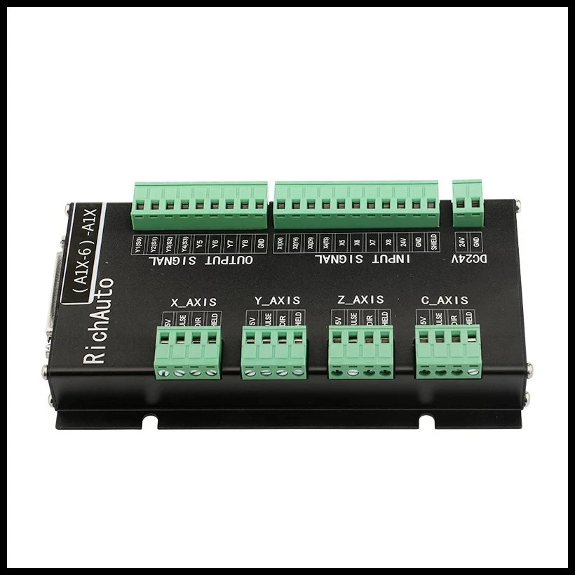 

CNC RichAuto DSP A18E 4-осевой контроллер ЧПУ A18s A18e USB-связь Система управления движением Руководство для фрезерного станка с ЧПУ