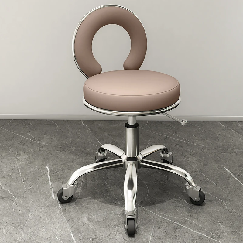 Rollende Kruk Kapper Stoelen Kapper Cosmetologie Manicure Kappers Kapper Stoelen Silla Barberia Salon Apparatuur QF50BC