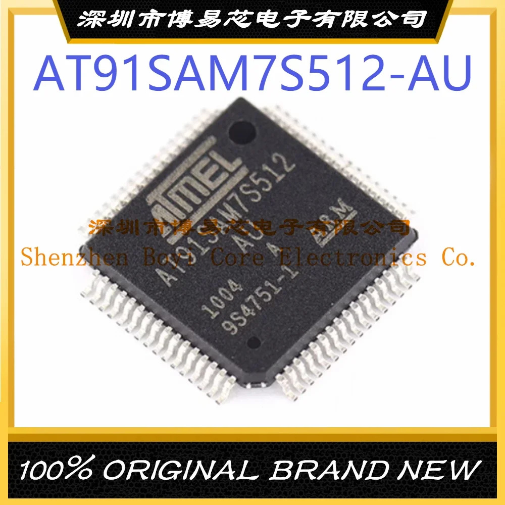 

New original AT91SAM7S512-AU package QFP-64 8-bit microcontroller MCU single-chip microcomputer