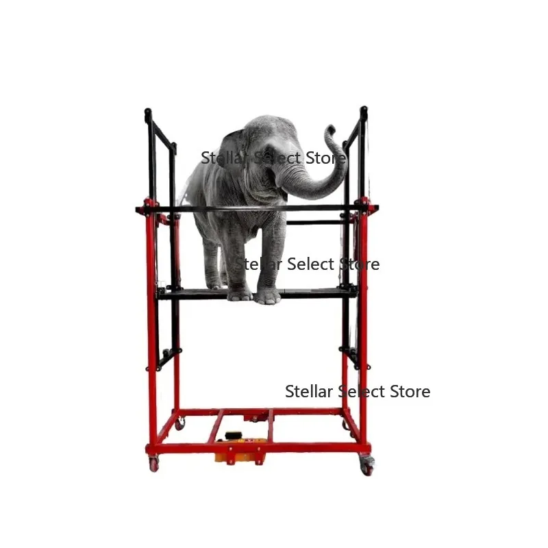 custom electric lift scaffolding 200-500kg new folding lift platform for the retail industry cable sling type
