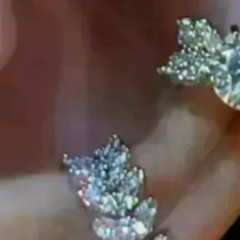 1/2Pcs Exquisit Round Zircon C Shape Clip Earrings For Women Girls Fashion Non-Piercingg Ear Cuff Daily Wear Jewelry Gifts