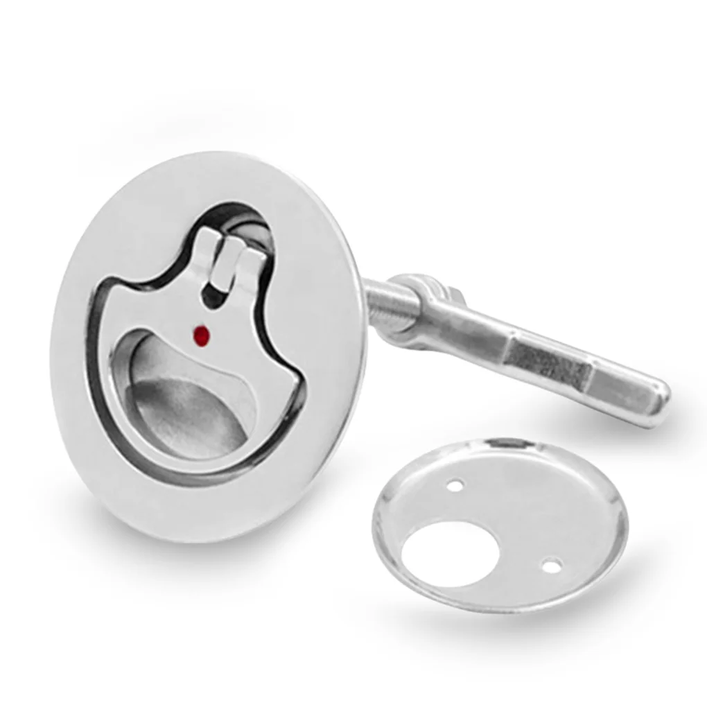 

Boat Cam Deck Lid Latch Lock Hatch Pull Lift Corrosion Resistance Durable Ring for Cabins Compartments Fishing