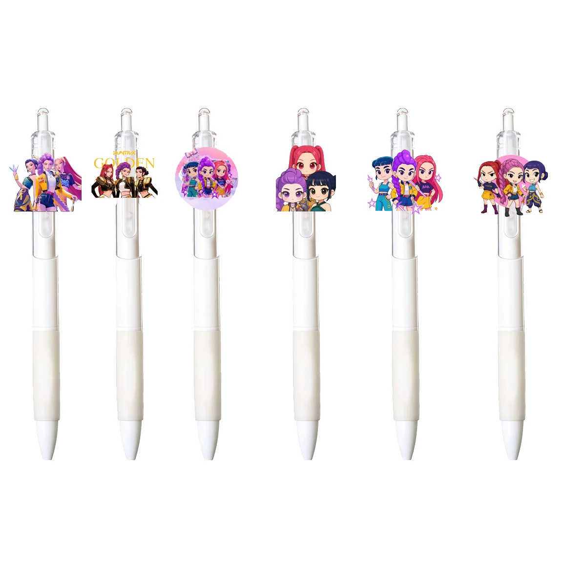 جديد شيطان الصيادين القلم ل Kpop القلم الأسود طالب تأخذ امتحان رسم لعبة أنيمي الكرتون الشكل القرطاسية دراسة لوازم الاطفال هدية #1