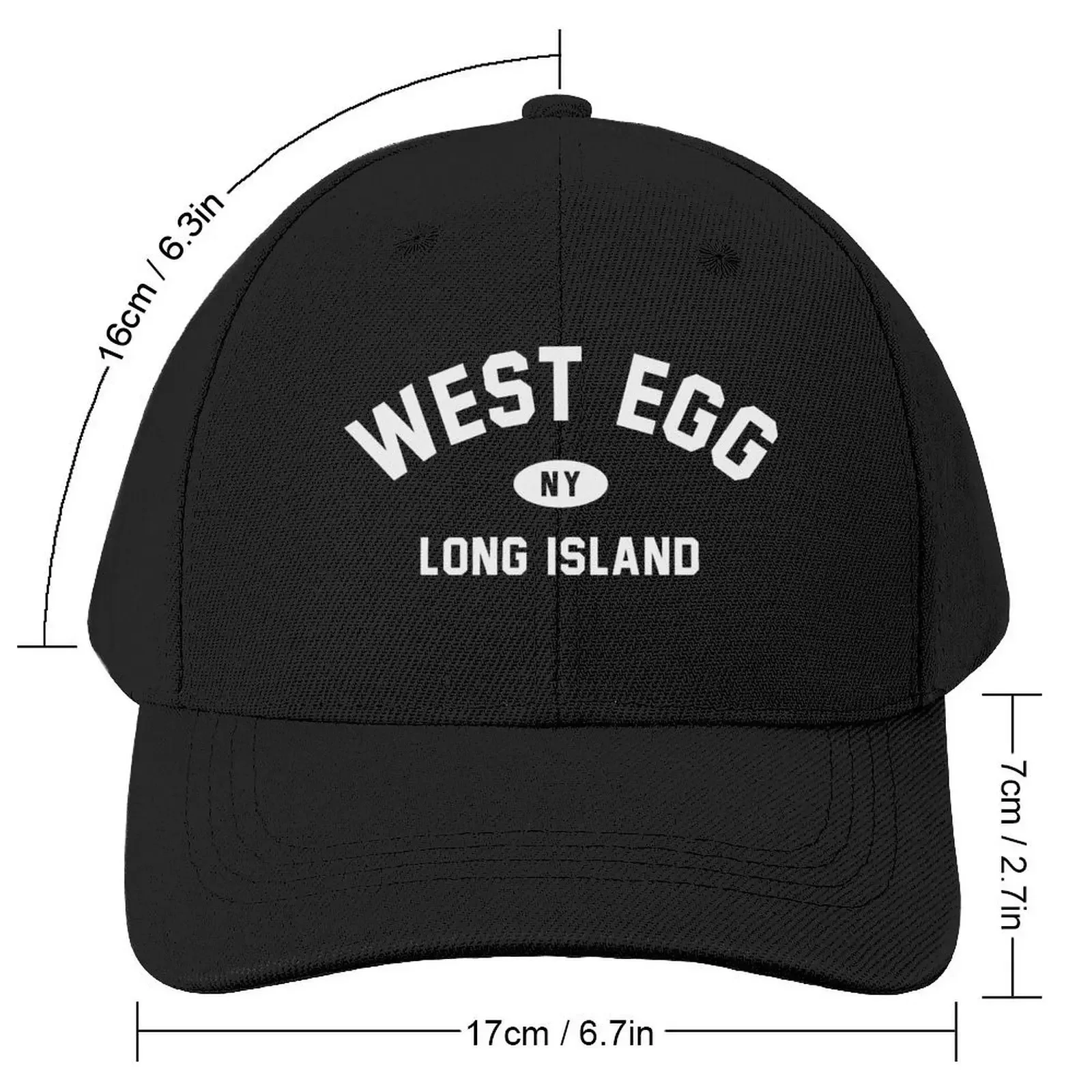 West Egg - The Great Gatsby - A Timeless Classic for Book Lovers and English Majors Baseball Cap Icon Men Women's