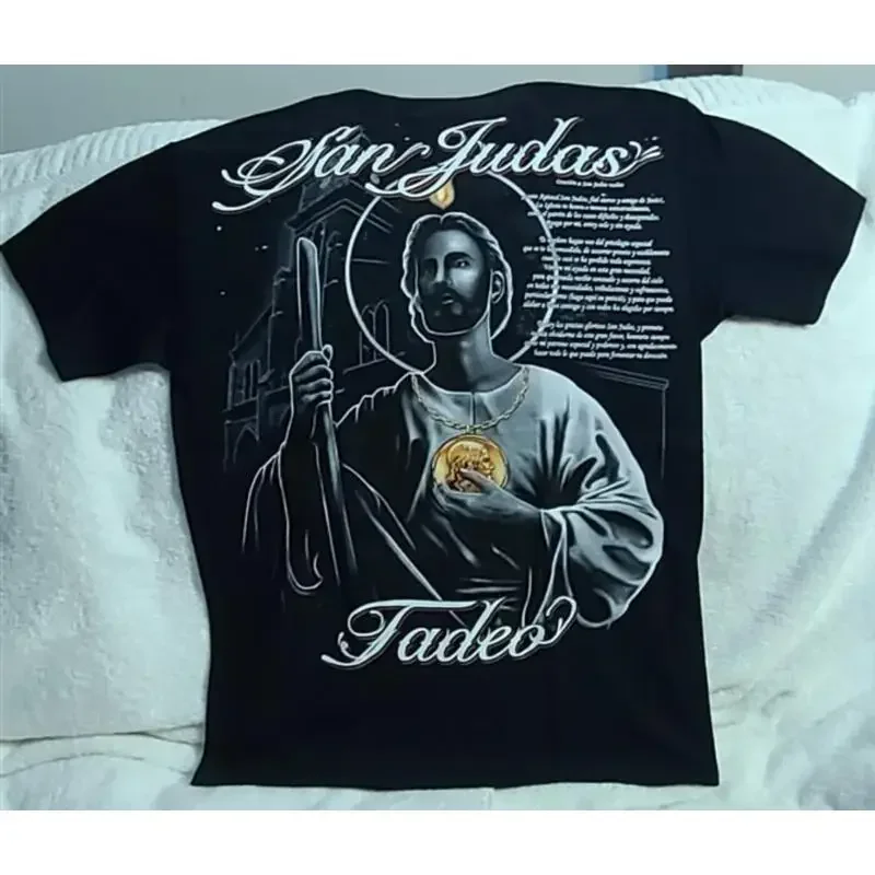 San Judas Tadeo Oracion Saint Jude Necklace Thaddeus Apostle T Shirt