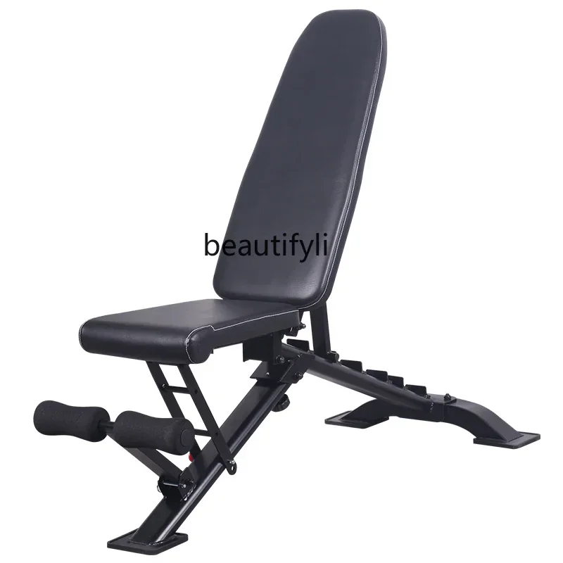 l Dumbbell Stool Commercial Multifunctional Bench Press Stool Fitness Chair Folding Home Fitness Equipment Supine