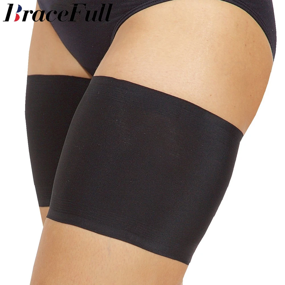 

1Pair Thigh Compression Sleeves,Hamstring Compression Sleeve for Quad&Groin Pain Relief &Recovery,Thigh Brace & Wrap for Running