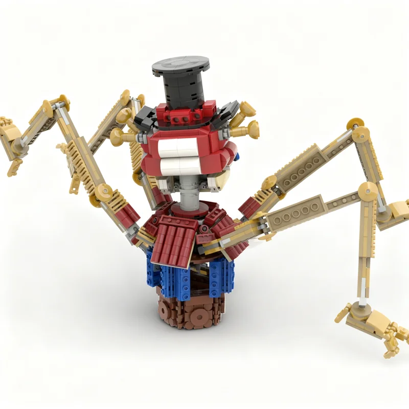 1065pcs MOC FNaF Secret The Mimic BigTop Games Model Building Blocks Toys Construction Education Christmas Gift Idea Brick