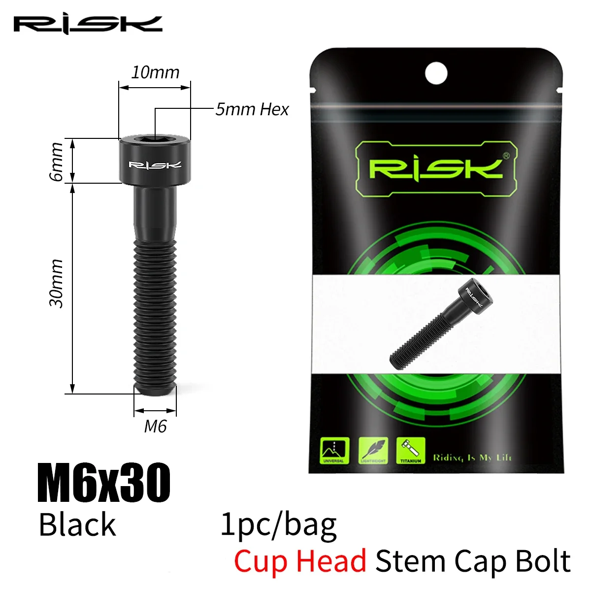 Variant: M6x30 Black