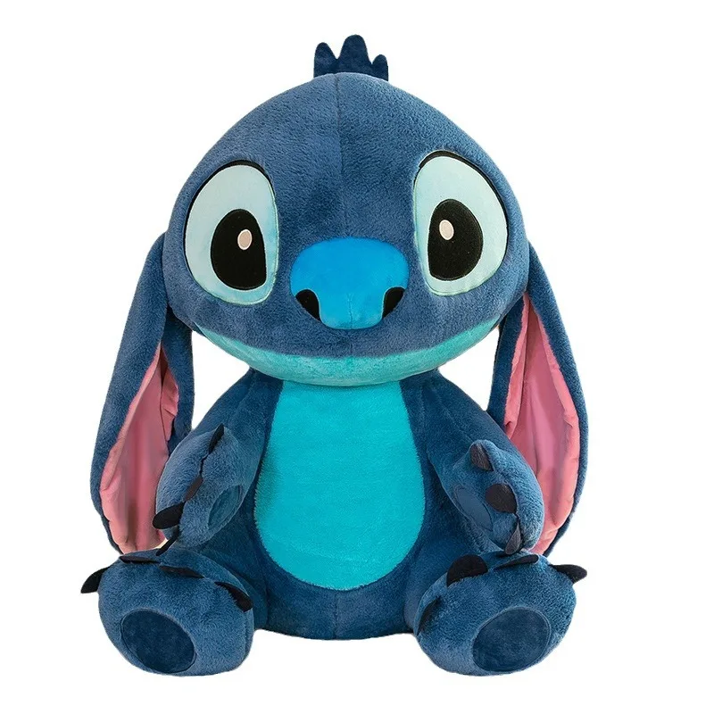 35cm Disney Stitch Plush Toy Kids Butter Sitting Stitch Soft Stuffed Anima Car Pillow Comforting Toy Christmas and Birthday Gift