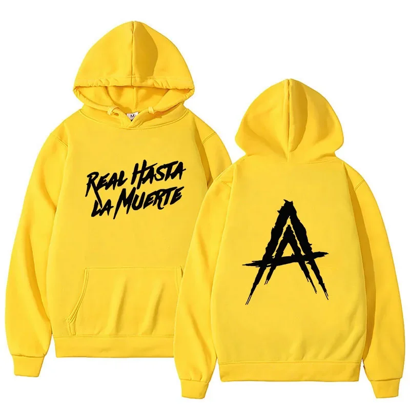 Anuel AA Album Real Hasta La Muerte Hoodies Men/ Women Hip Hop Hoodie Winter Tops Long Sleeve Harajuku Sudaderas Spring Autumn