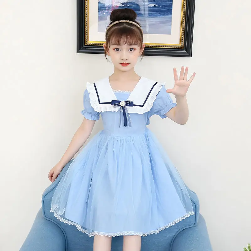 

Сетчатое платье принцессы Летняя одежда для девочек от 7 до 8 лет Праздничные платья Детская одежда для девочек 10 14 лет Маленький 12 11