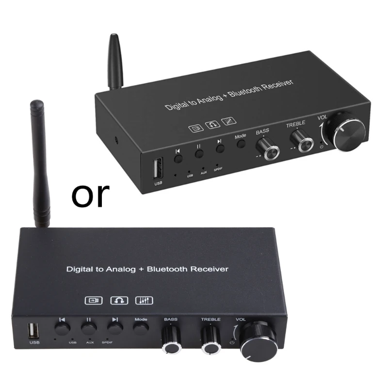 

USB 192KHz DAC Digital to Analog Converter Digital Music Player Toslink,1xRCA Drop shipping