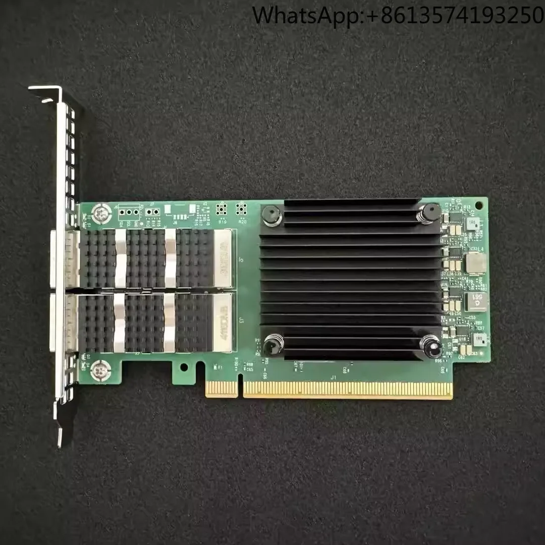 

540-BCXM Mellanox ConnectX-6 DX Dual Port 100GbE QSFP56 Network Adapter Low Profile