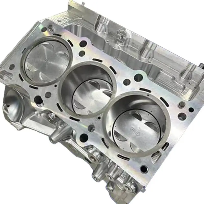 CNC Machined Aluminum Alloy Automobile Engine Block Automobile Engine Blocks