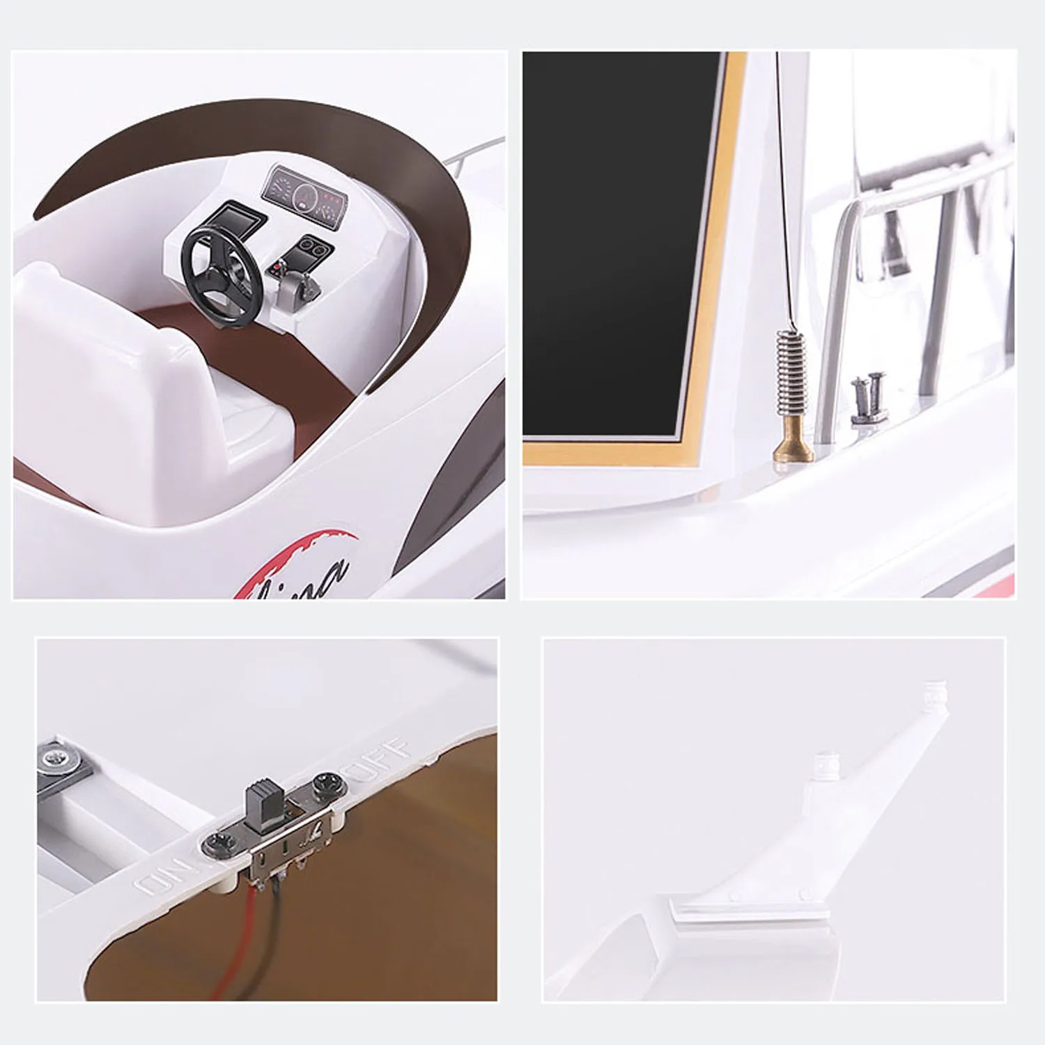 

2,4G Мини-игрушки Heng Long RC Гоночная лодка Высокоскоростная яхта 20 км/ч Корабль Модель с дистанционным управлением Серводвигатель Игрушка в подарок для мальчиков TH23788