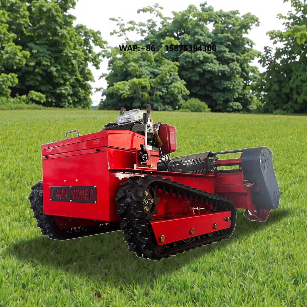 Remote Control Wheel Lawn Mower 7.5HP Remote Control Robot Lawn Mower