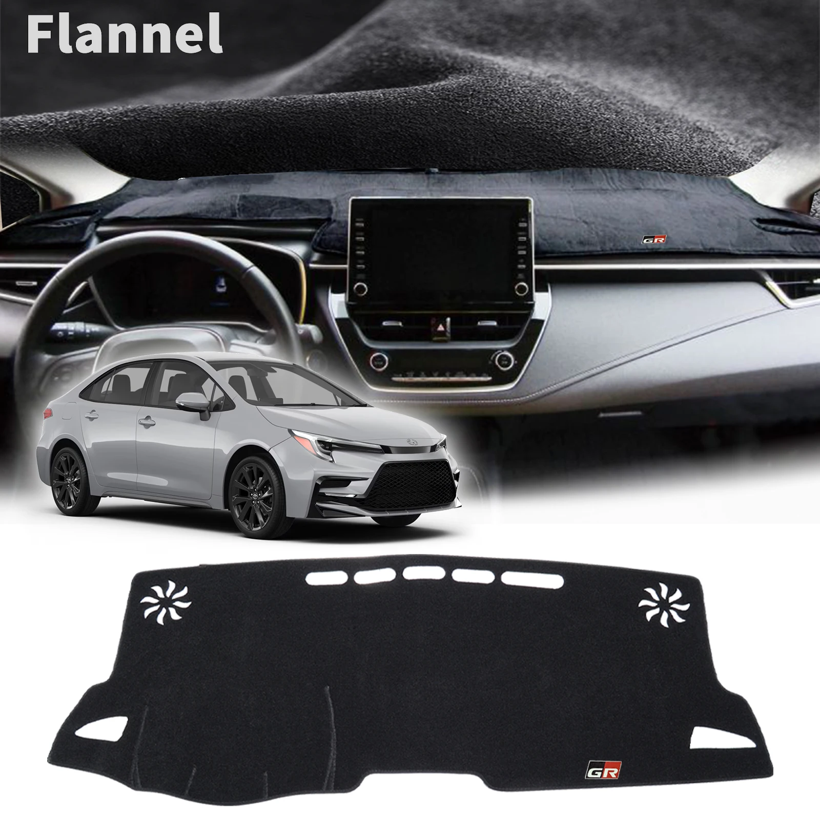 

for Toyota Corolla E210 2019-2025 Car Dashmat Dash Mat Dashboard Cover Pad Sunshade Protective Carpet Accessories