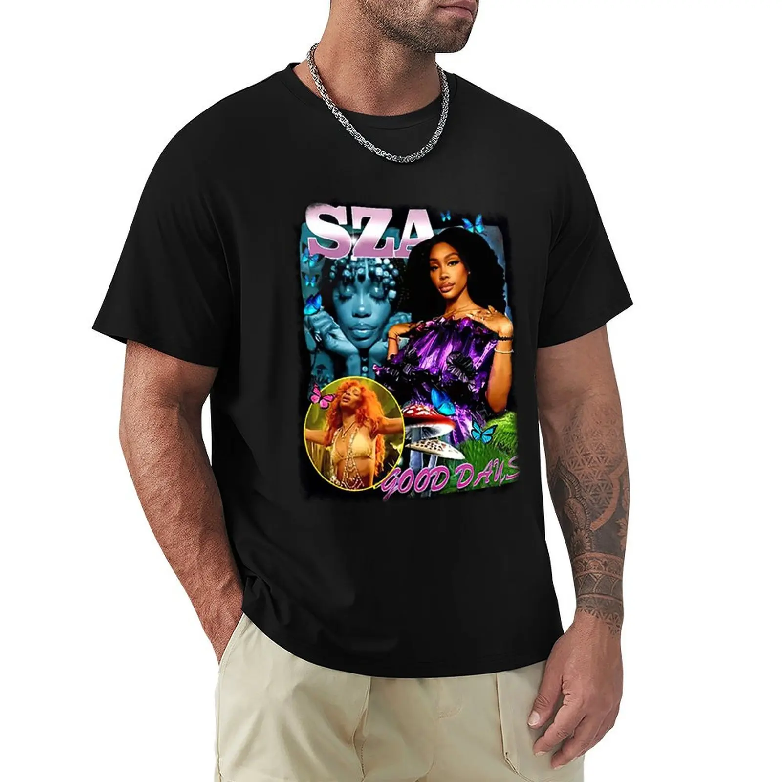 

SZA Good Days 90s T-Shirt graphic shirts vintage t shirts designer shirts anime stuff graphic tees for men