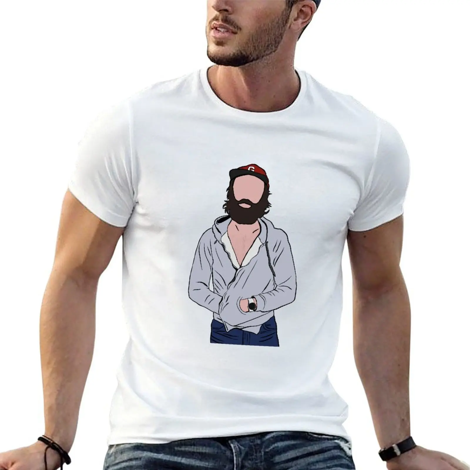 phil collins is cool T-Shirt heavyweights oversized clothing for men