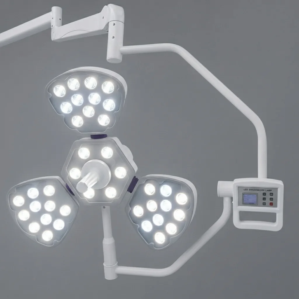 Ceiling Mounted LED Surgical Light, Adjustable Veterinary Clinic Examination Light
