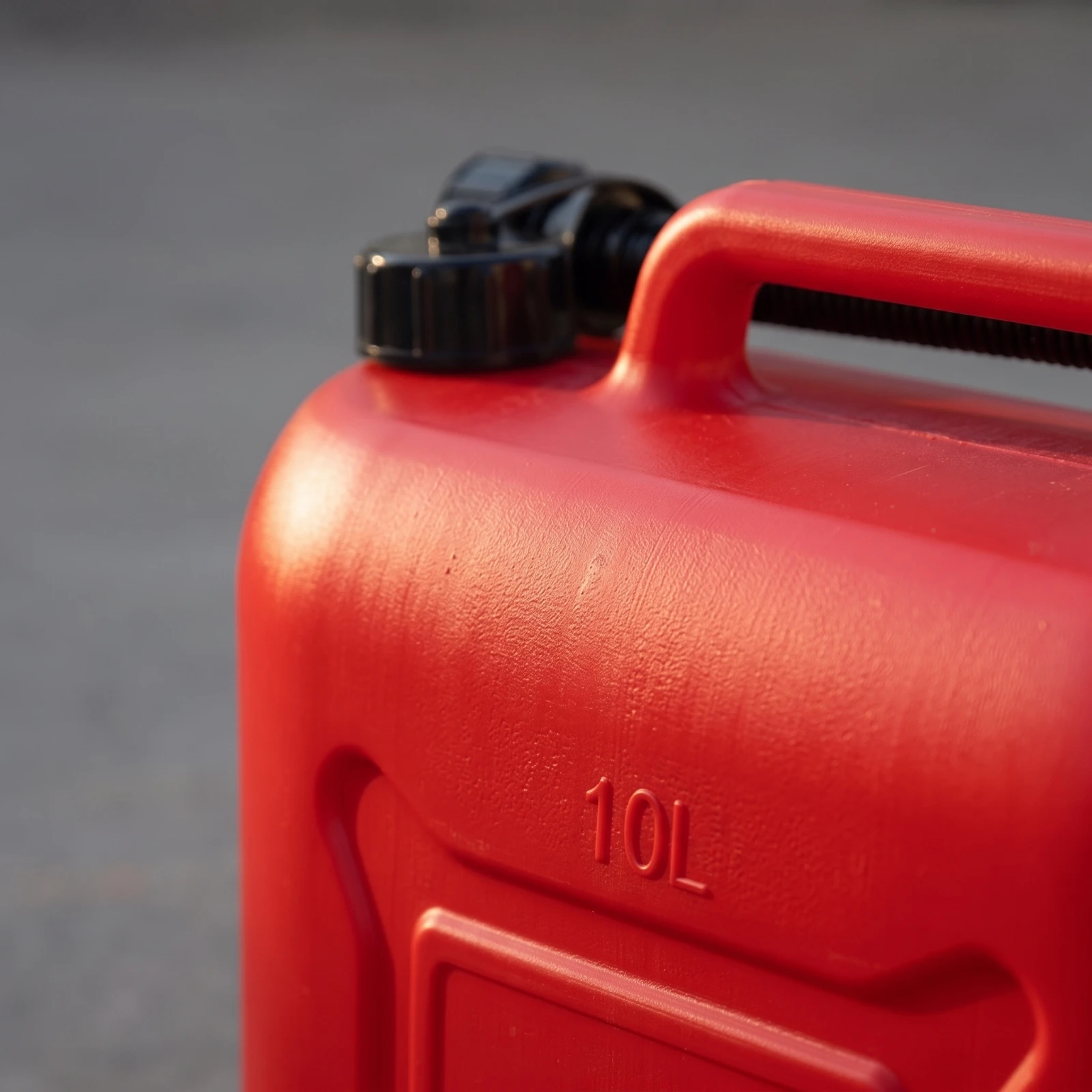 5 Pieces Fuel Container with Flexible Spout Sturdy Fuel Can with Screw Cap 10L Fuel Jug Bendable Corrosion Resistant