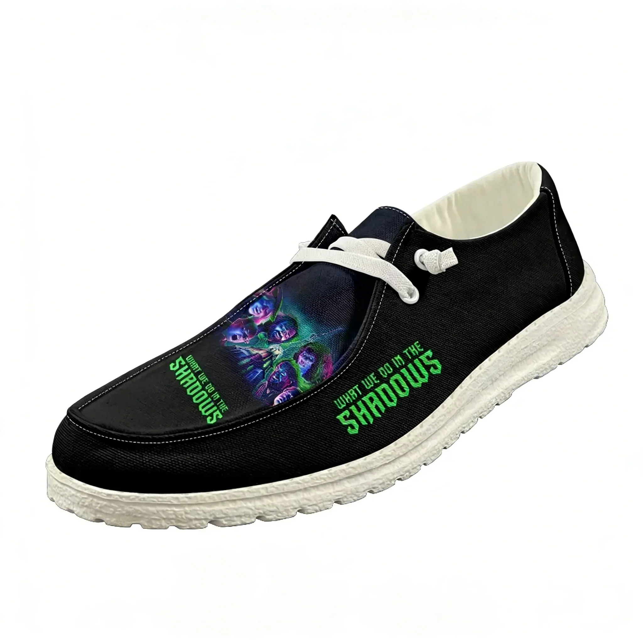 What We Do in The Shadows - Calzado informal para hombre y mujer, calzado plano transpirable, calzado con diseño de moda para interiores y exteriores, calzado personalizado