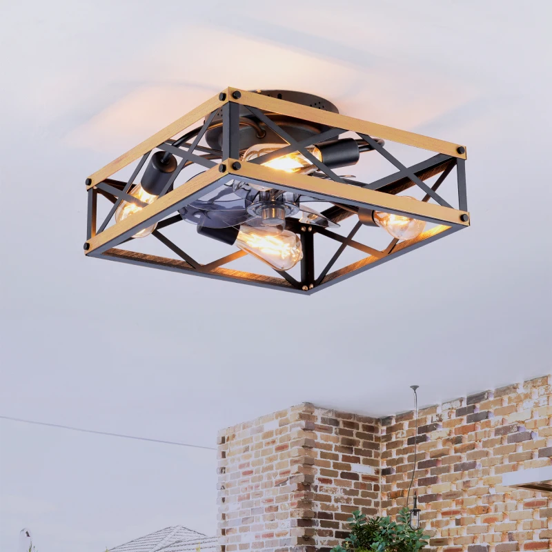 

Reversible DC Motor Ceiling Fan Remote Control With Timer 6 Speed Settings Bedroom Kitchen Living Room