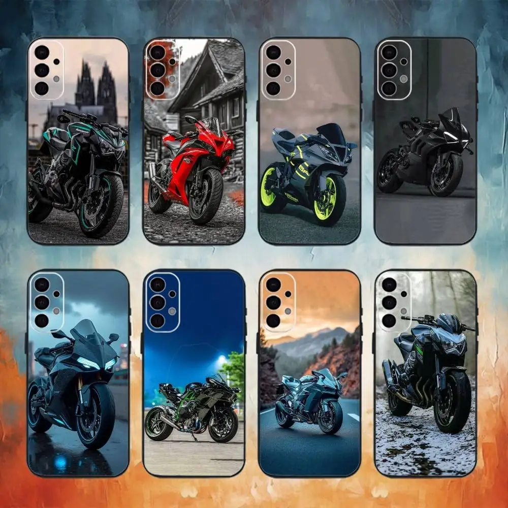 

Motorcycle Phone Case For Samsung S25,S24,S21,S22,S23,S30,Ultra,S20,Plus,Fe,Lite,Note,10,9,5G Black Cover