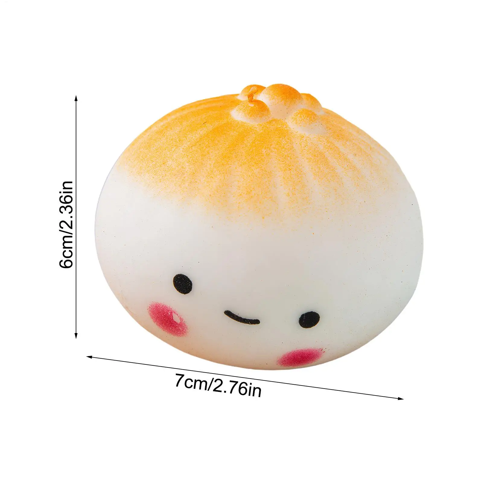 Fun Stress Balls Realistic Soft Stretchy Sensory Game Squeeze Stress Toy For Friends Students Men Women Christmas Halloween