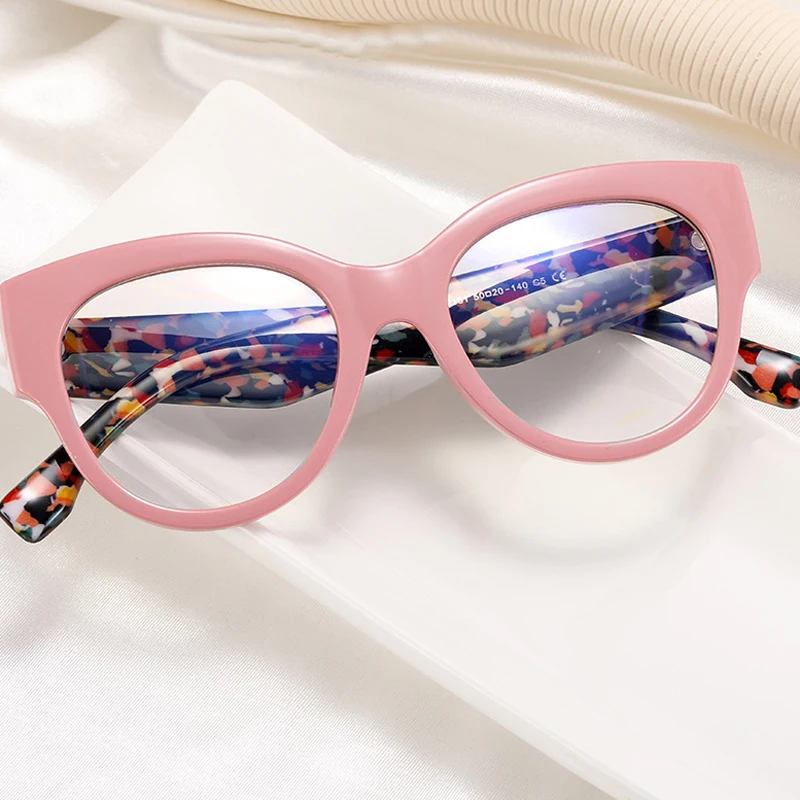 

Fashion Anti-blue Glasses Women Cat Eye Glasses Frames Retro Styles Designer Optical Computer Glasses Large Glasses