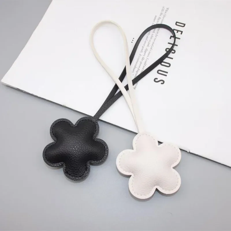 Flower bag pendant,PU Leather Keychain, Valentine's Day, Mother's Day, Various Colors Of Flower Bud Pendant image 5