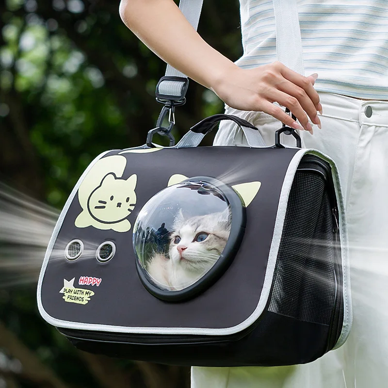 Cat Carrier Backpacks for Cats Pet Carriers Bag for Small Dogs Transparent Window Breathable Dog Cat Carrier for Travel Outdoor