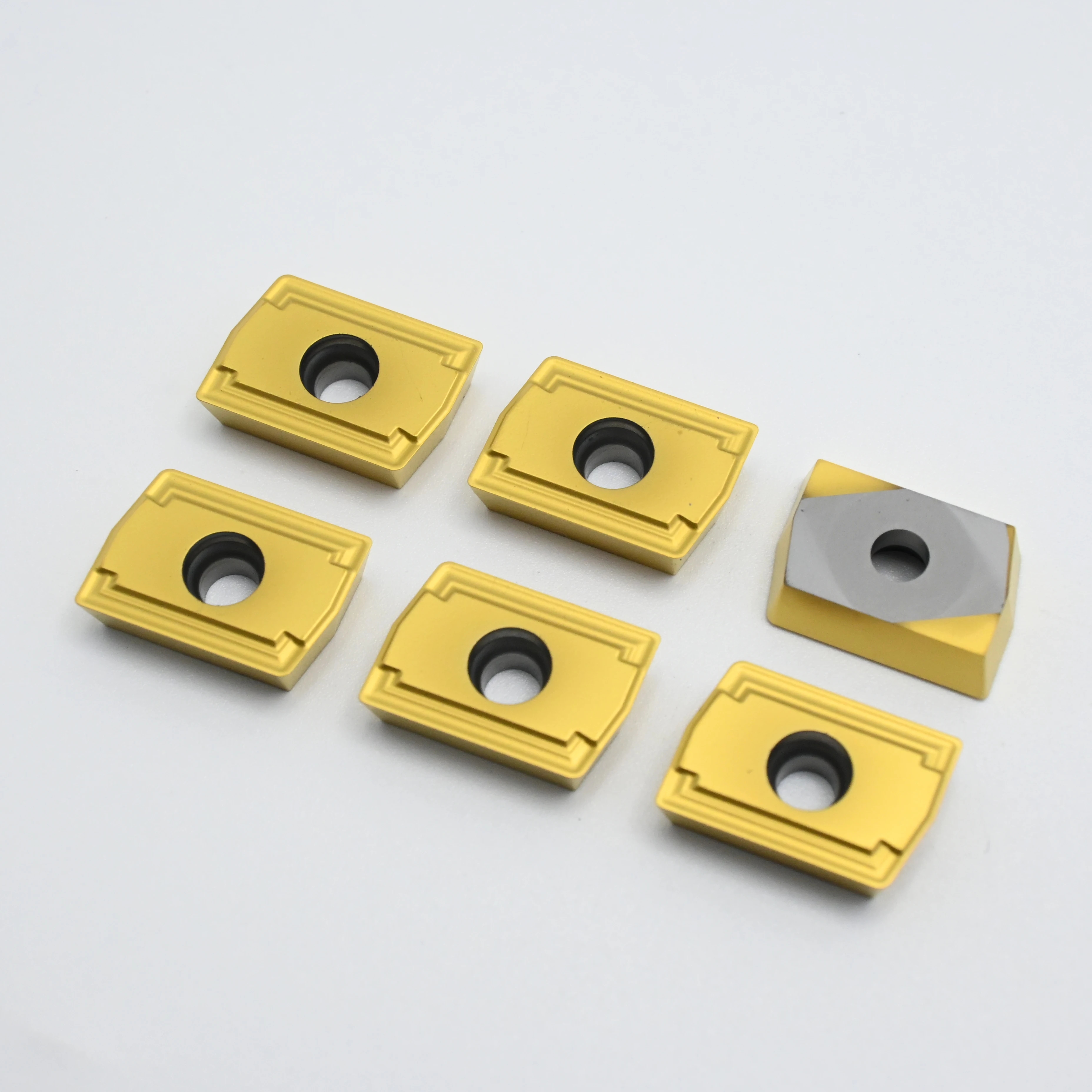 Insertos de carburo de tungsteno para taladrado profundo en CNC