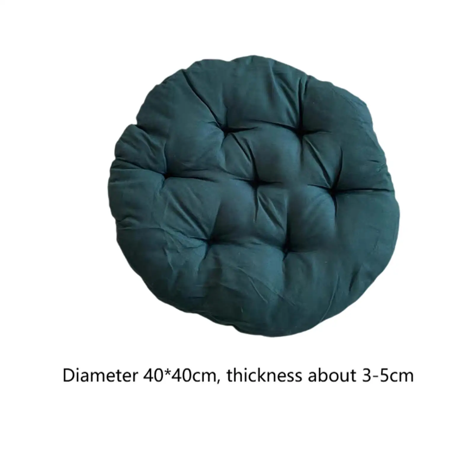 Egg Shape Chair Pad Padded Seat Cushion Soft Diameter 40cm Hanging Chair Cushion Patio Chair Pad for Rocking Chair Seats