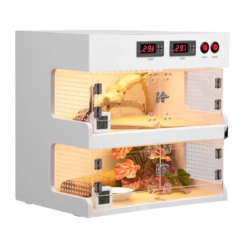 

Pet snake feeding box intelligent temperature control floor heating snake tank terrestrial ciliary angle palace cover