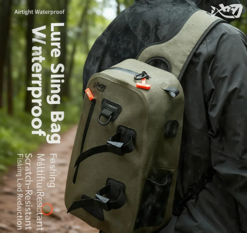 95l-釣りショルダーバッグ釣具防水バッグ屋外容量釣りルアーラインボックス収納アクセサリー