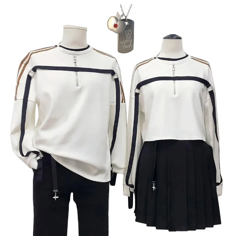 

《Customized》 Game Love and Deepspace Caleb Cosplay Costume R-Quality Casual Sweatshirt Coat Hooded Pullover Top with Belt