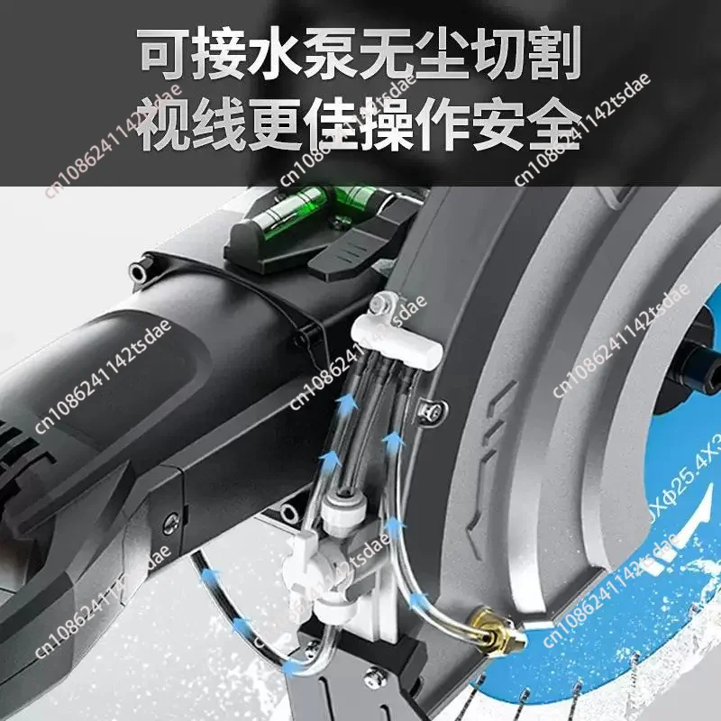 Pavement door opening dust-free grooving machine wall cement concrete reinforced stone hand-held cutting machine