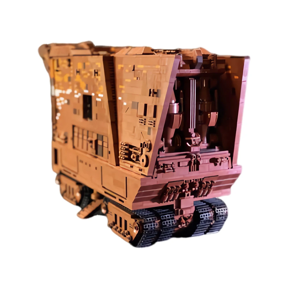 Moc 7346 Pcs Sandcrawler Bouwstenen Model Ruimte Oorlog Film Constructie Montage Speelgoed Volwassenen Kinderen Verjaardag Kerstcadeaus