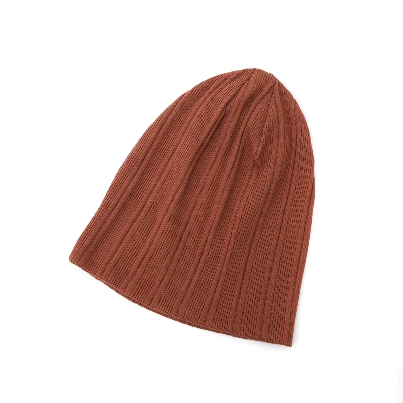 Autumn and Winter Cotton Ribbed Beanies Adult and Kids Hat for warm wearing Beanie Sweet Band