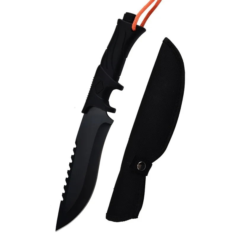 Outdoor Straight Knife, High Hardness And Thickened, Portable Survival Meat Knife, Sharp Fishing Knife For Camping And Fishing image 5