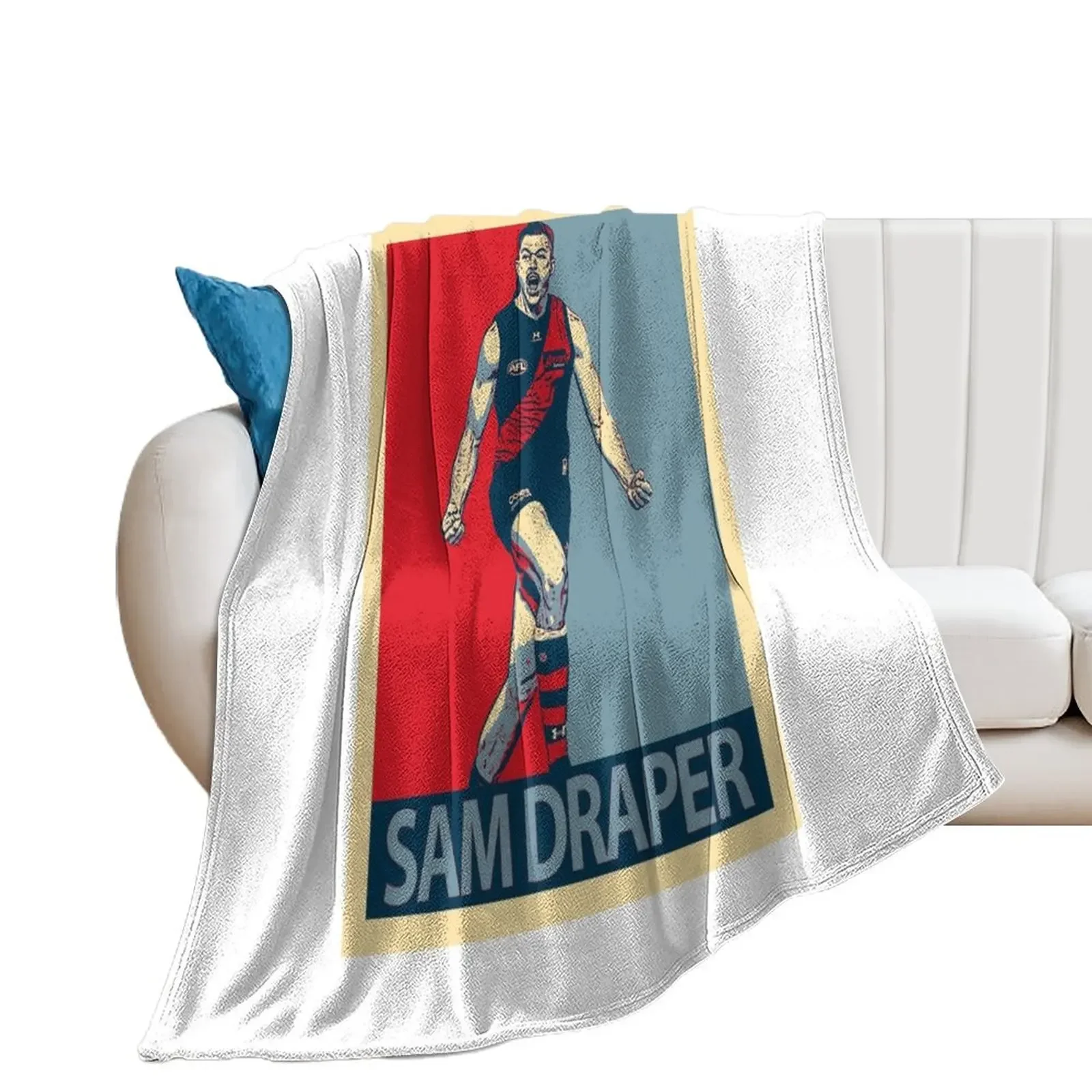 Sam Draper Throw Blanket Bed linens Plush Luxury Throw Blankets