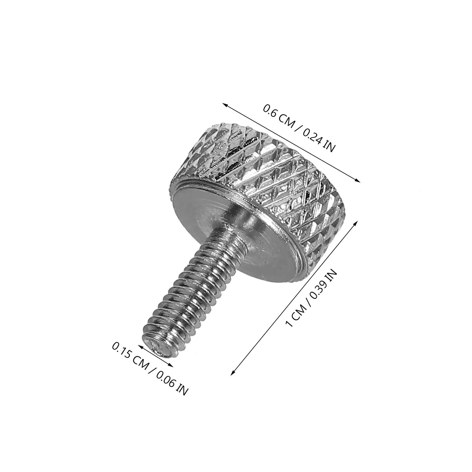 

10pcs Caliper Accessories High Strength Anti-loosening Screws Precision Locking Silver Thumb Screw Kit Vernier