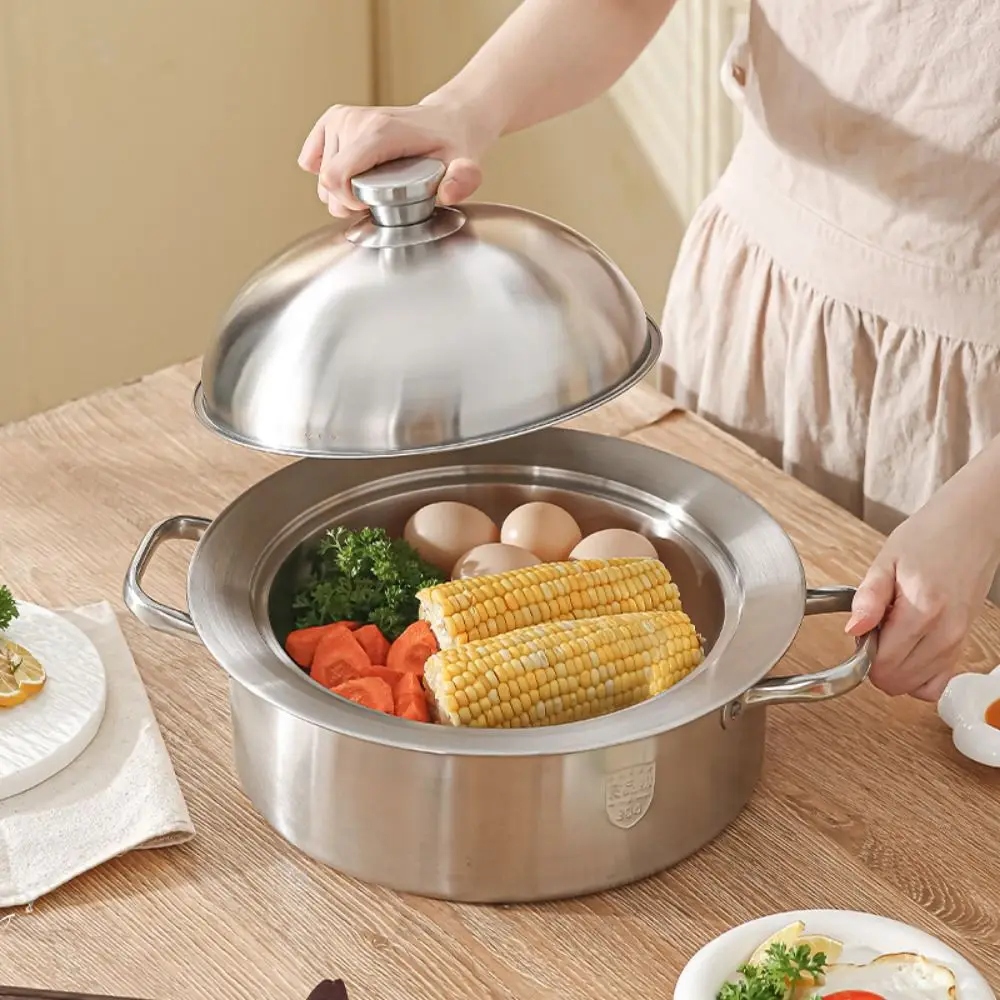Portable Flying Saucer Steaming Tray Rustproof Space Saving Kitchen Steamer Holder Non Toxic Filter Hole Design Food Steam Plate
