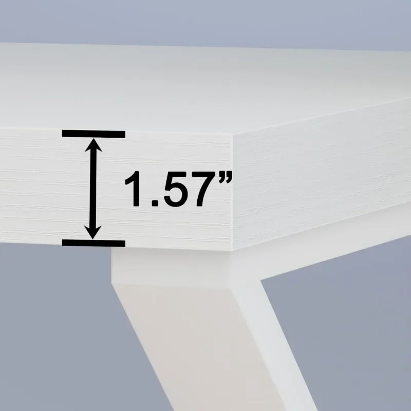 Moderner Home-Office-Computer tisch für Executive Writing Work Study Game, Schlafzimmer Wohnzimmer langer Student Computer tisch