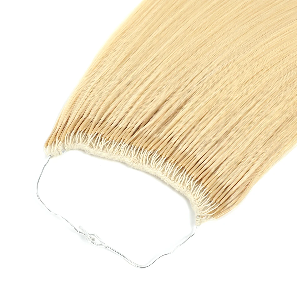 Fotografia 5: 0.8 g/pçs extensões de cabelo de ponta de gêmeos de corda de algodão popular da Coreia reta 613 #   Extensões de cabelo loiro dourado cabelo remy liso